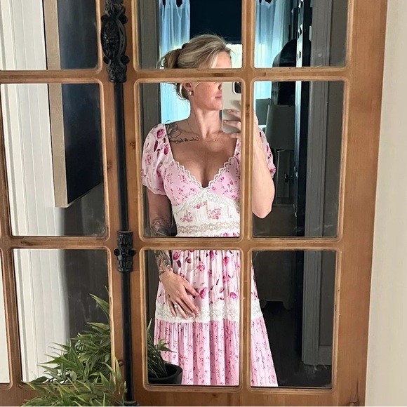 ALTAR’D STATE DARIANNE FLORAL MAXI DRESS - Picture 12 of 16